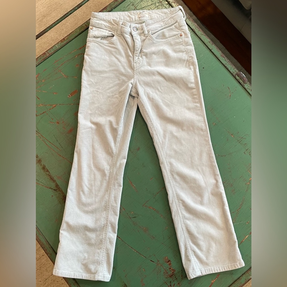 Pilcro Women's Light Green Skinny Jeans Size 29